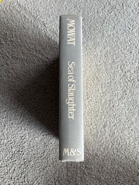 VINTAGE Farley Mowat Sea of Slaughter 🇨🇦 1st Edition Hardcover (1984) Novel Book